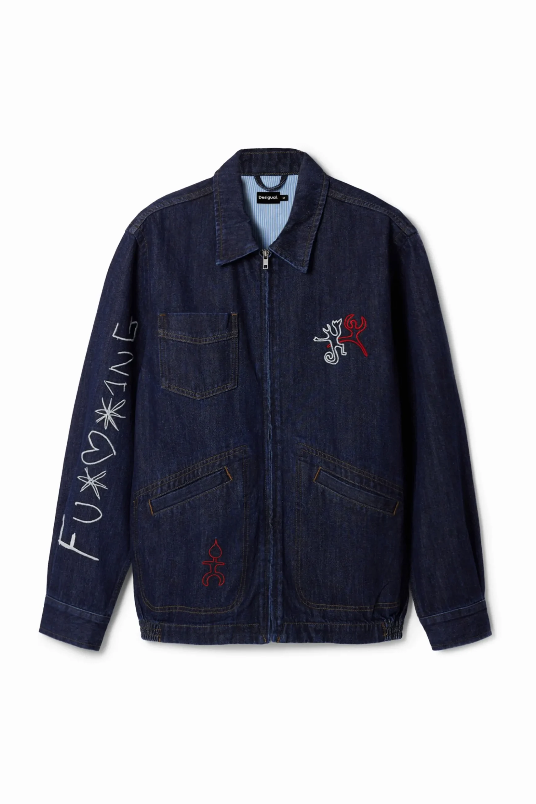 Denim jacket silhouettes