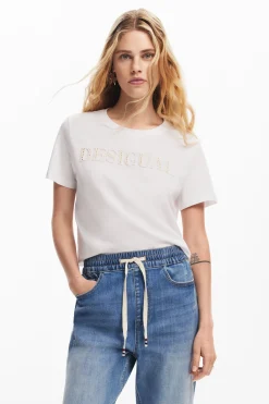 Denim jogger pants