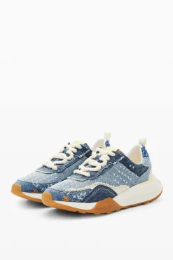 Denim jogger sneakers