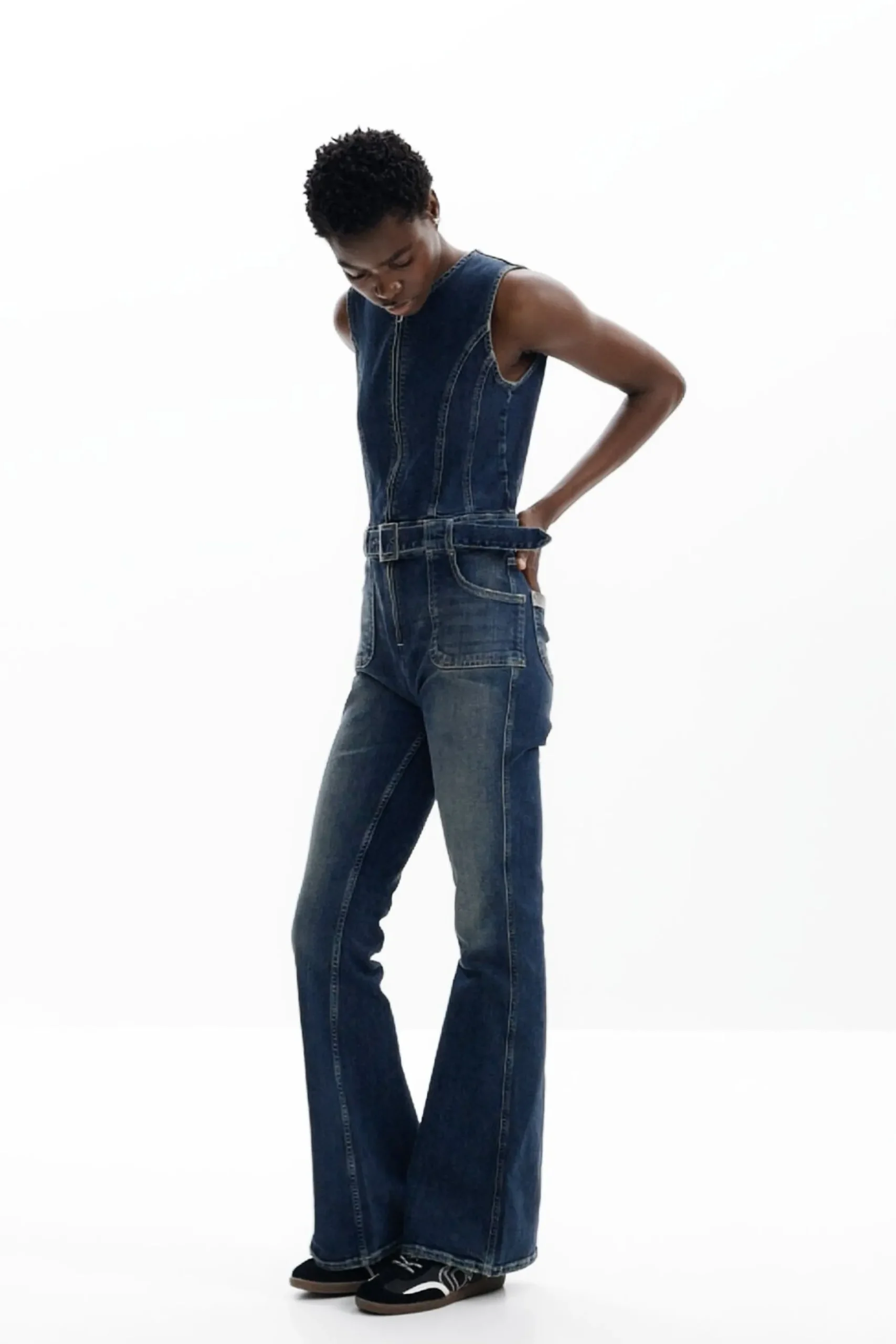 Denim jumpsuit