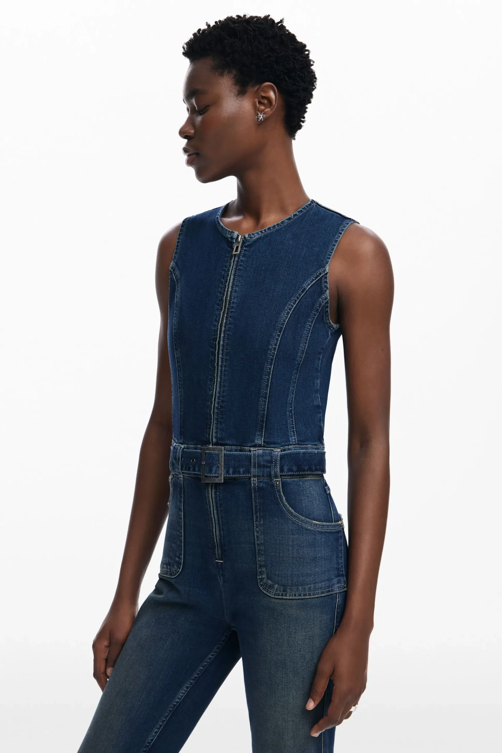 Denim jumpsuit