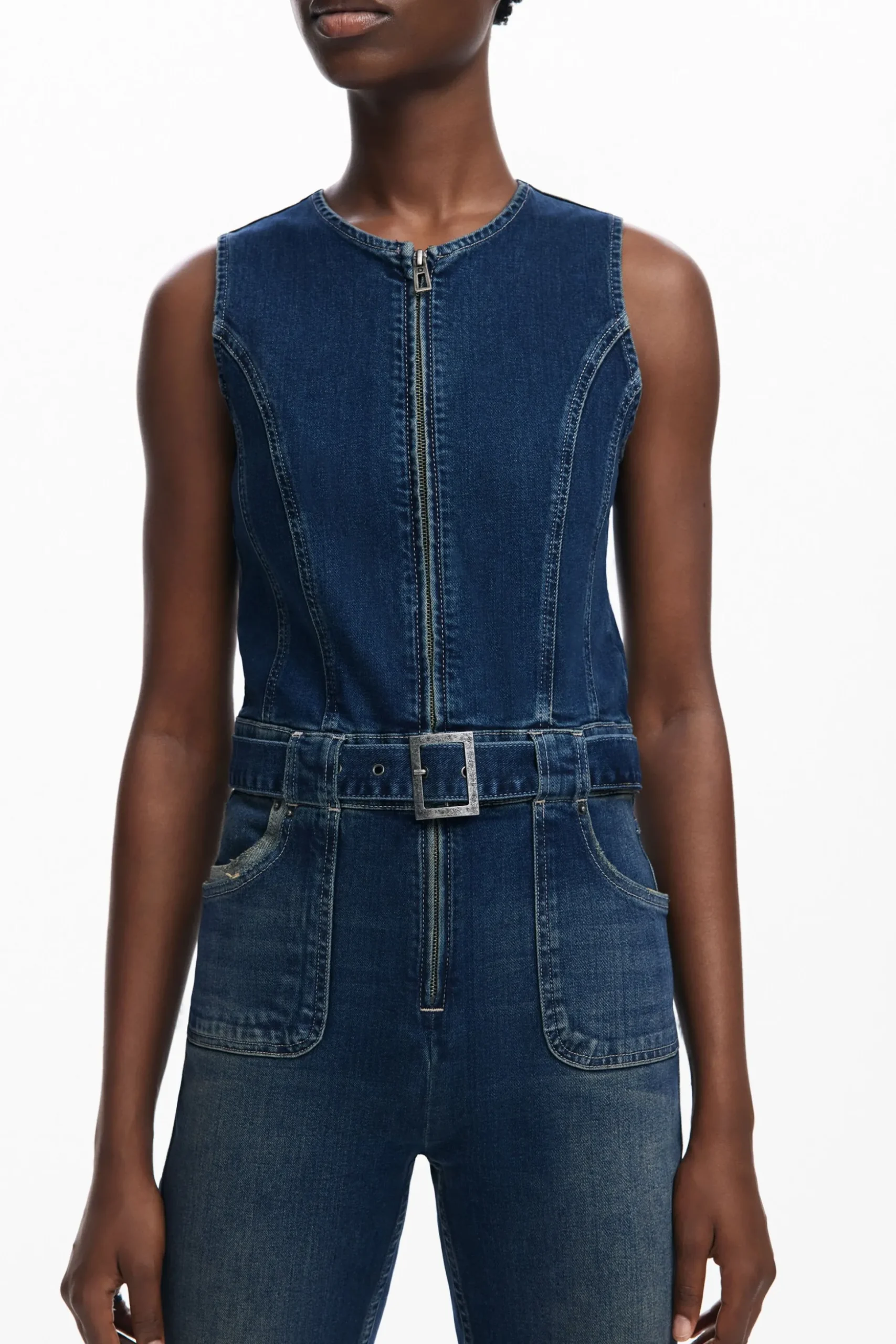 Denim jumpsuit
