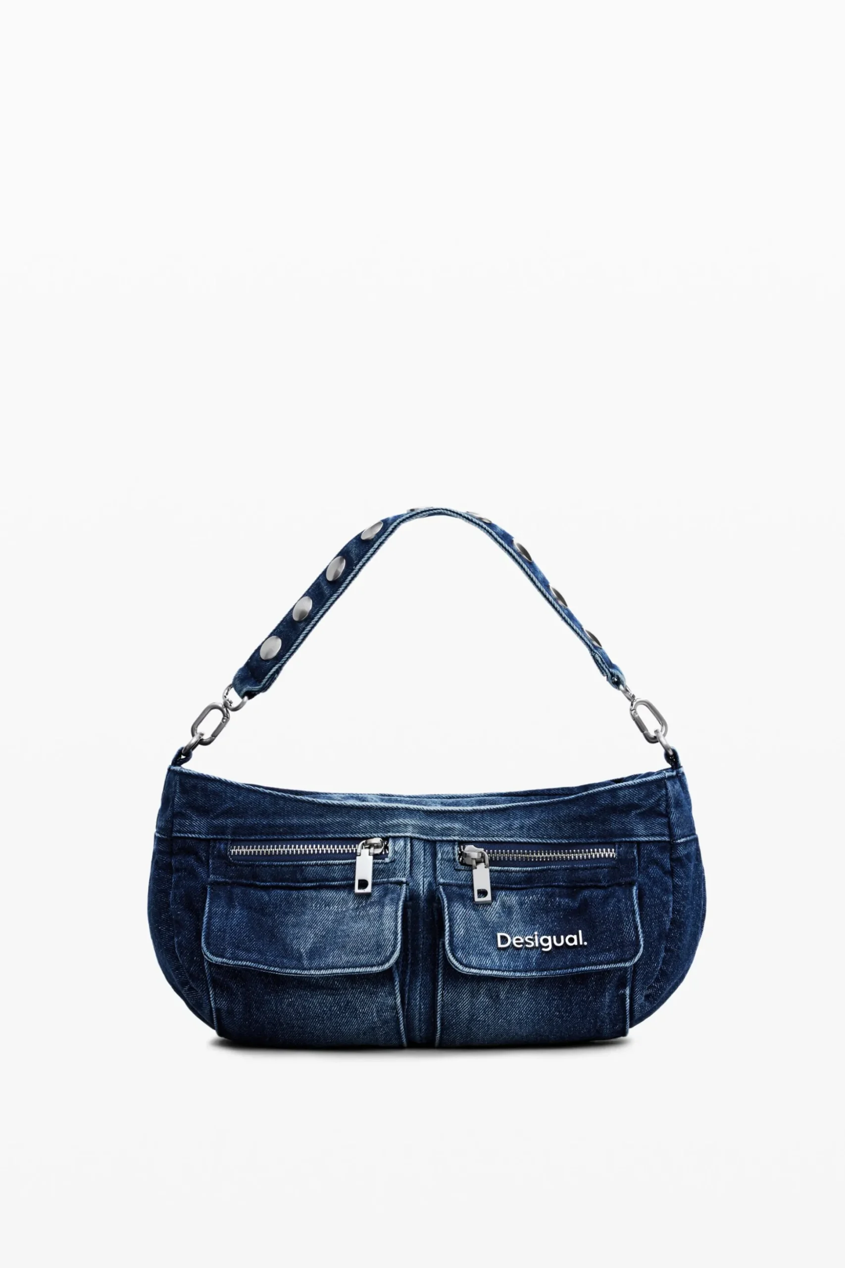Denim shoulder bag