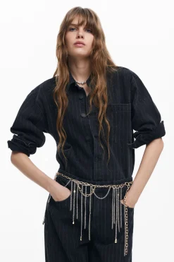Denim trucker jacket
