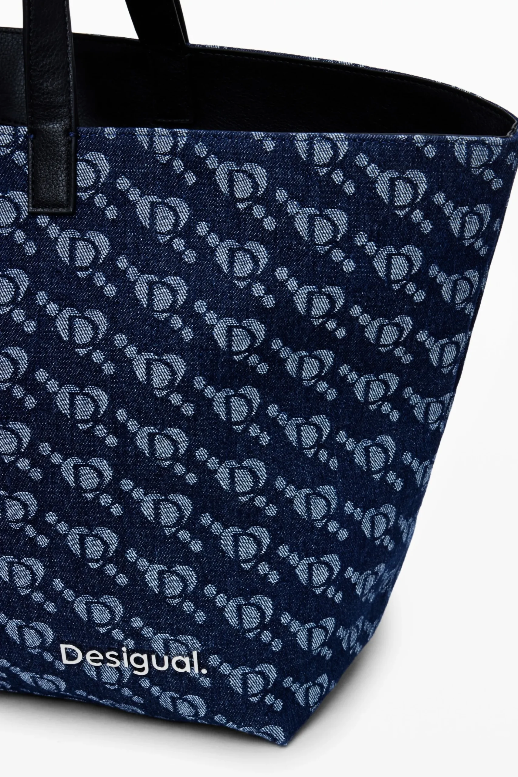 Desigual logo shopper bag