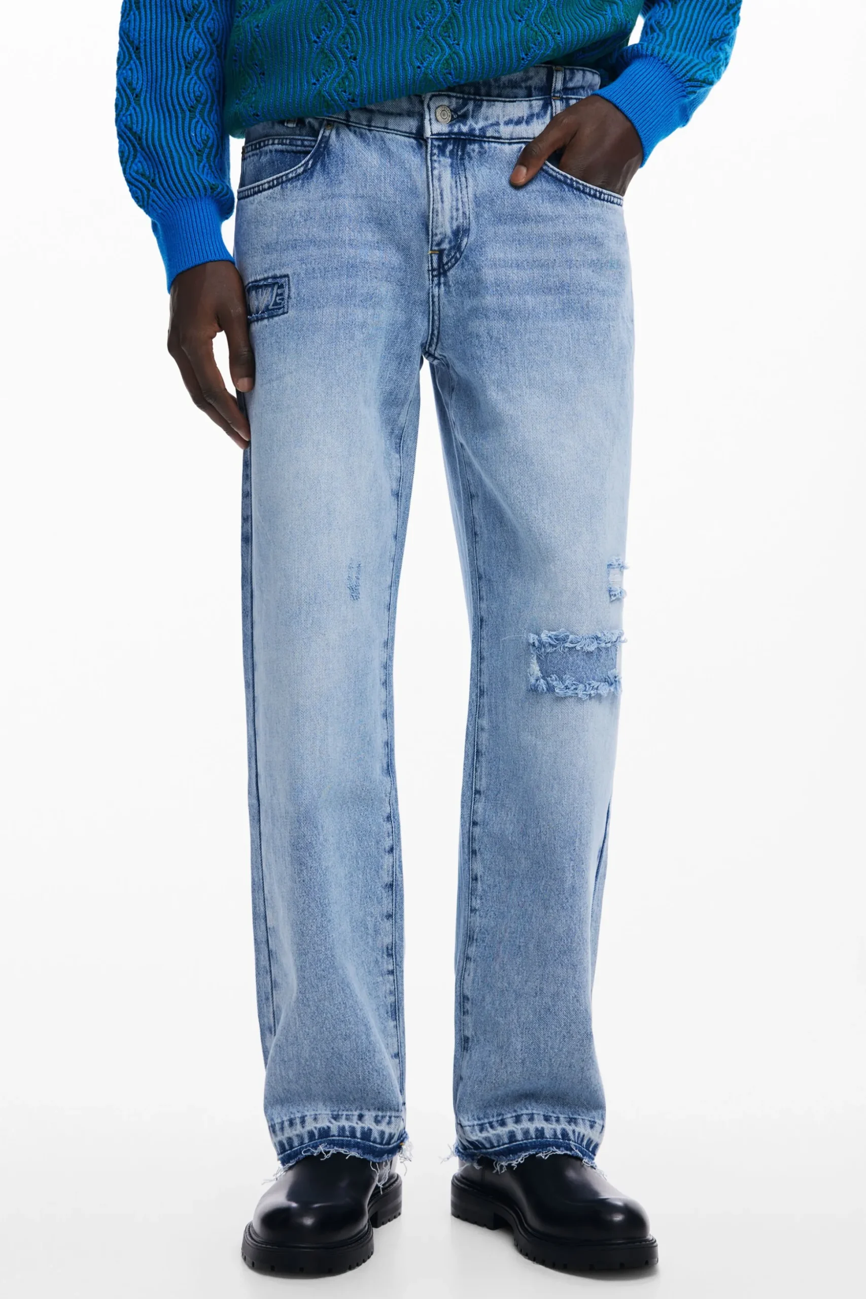 Double waistband pants