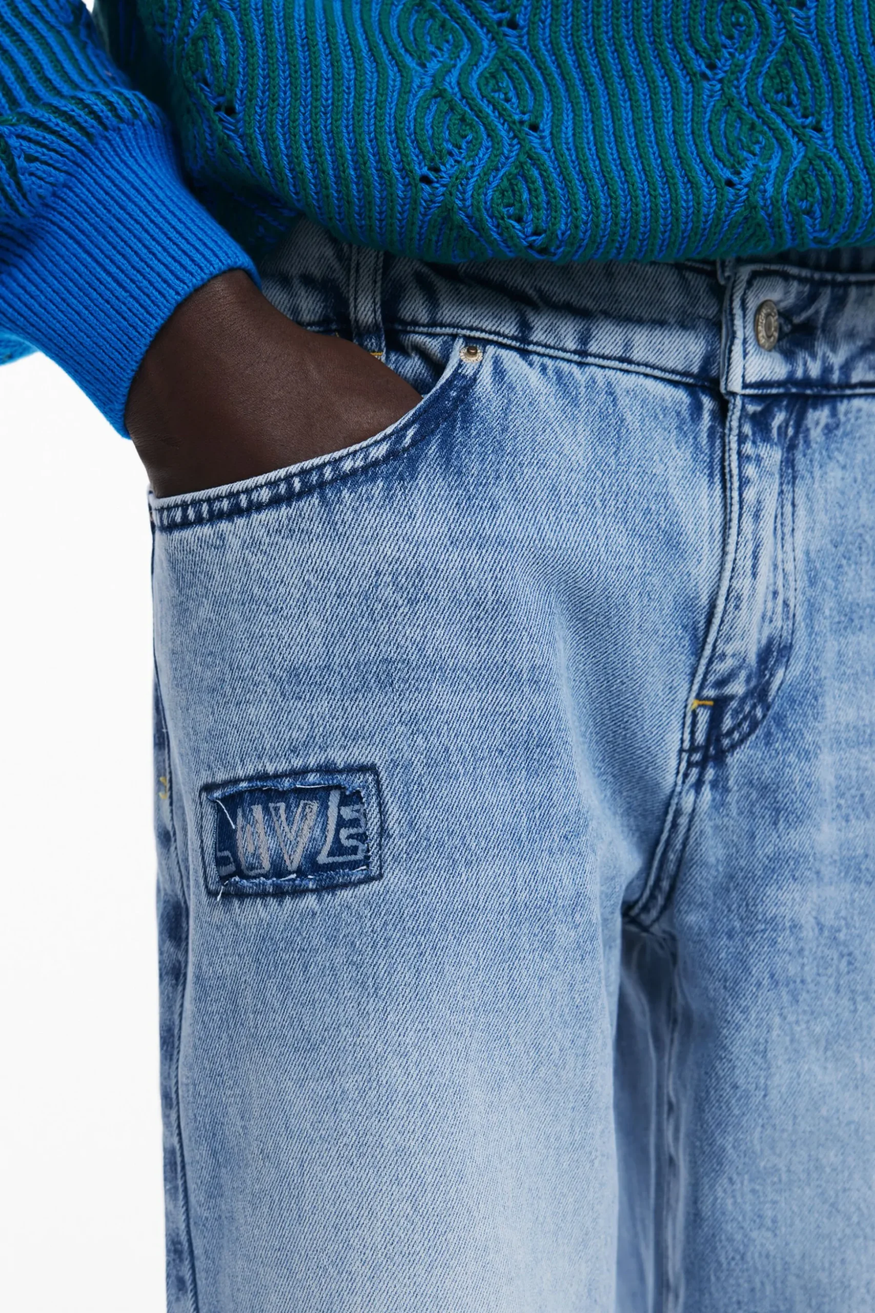 Double waistband pants