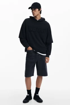 Double-sleeve sweatshirt