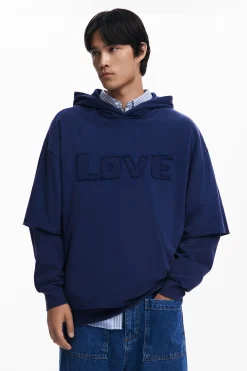 Double-sleeve sweatshirt
