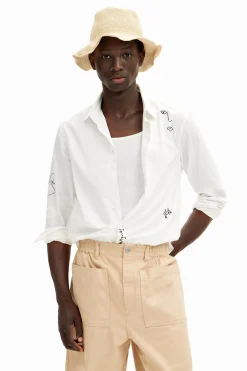 Embroidered details shirt