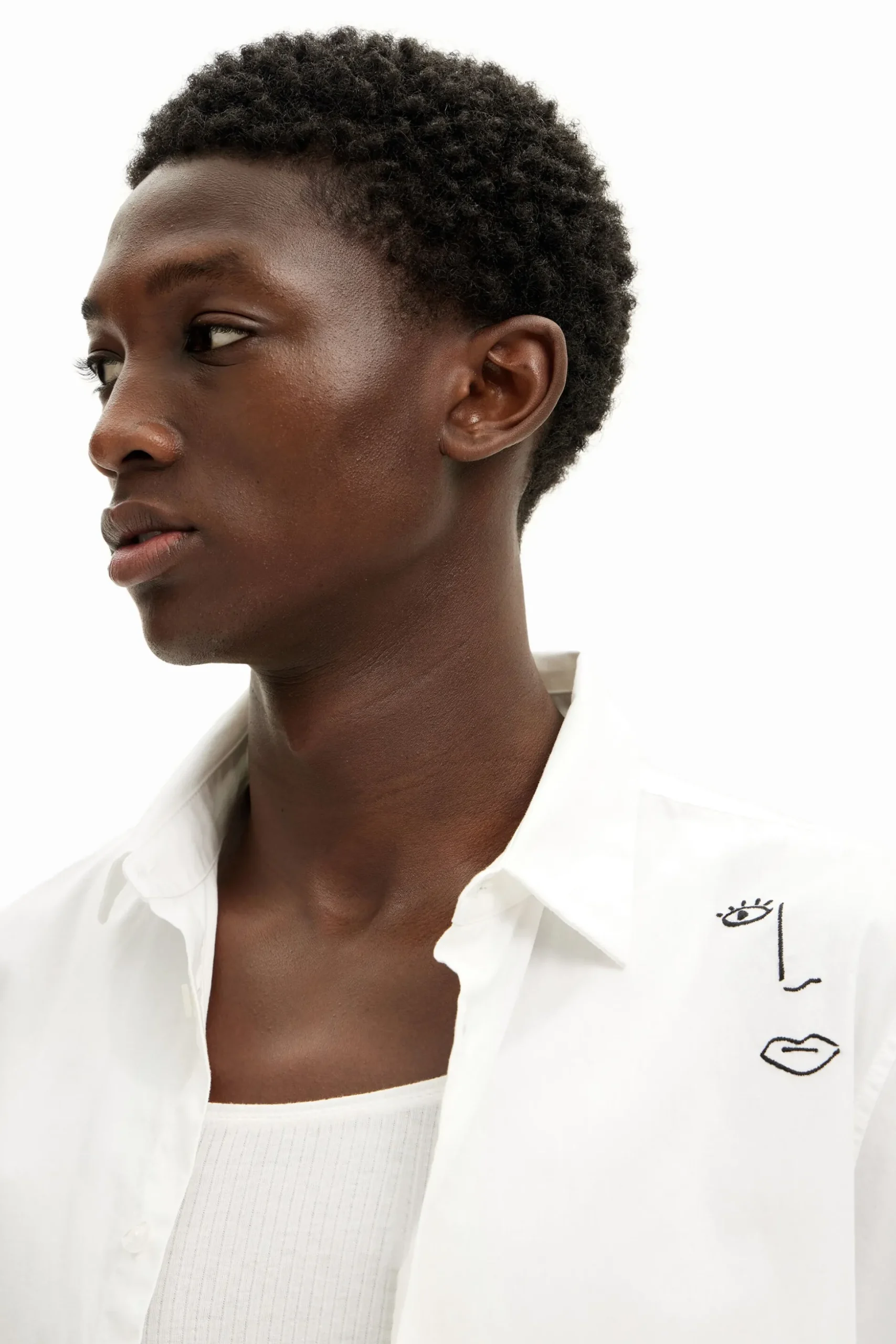 Embroidered details shirt