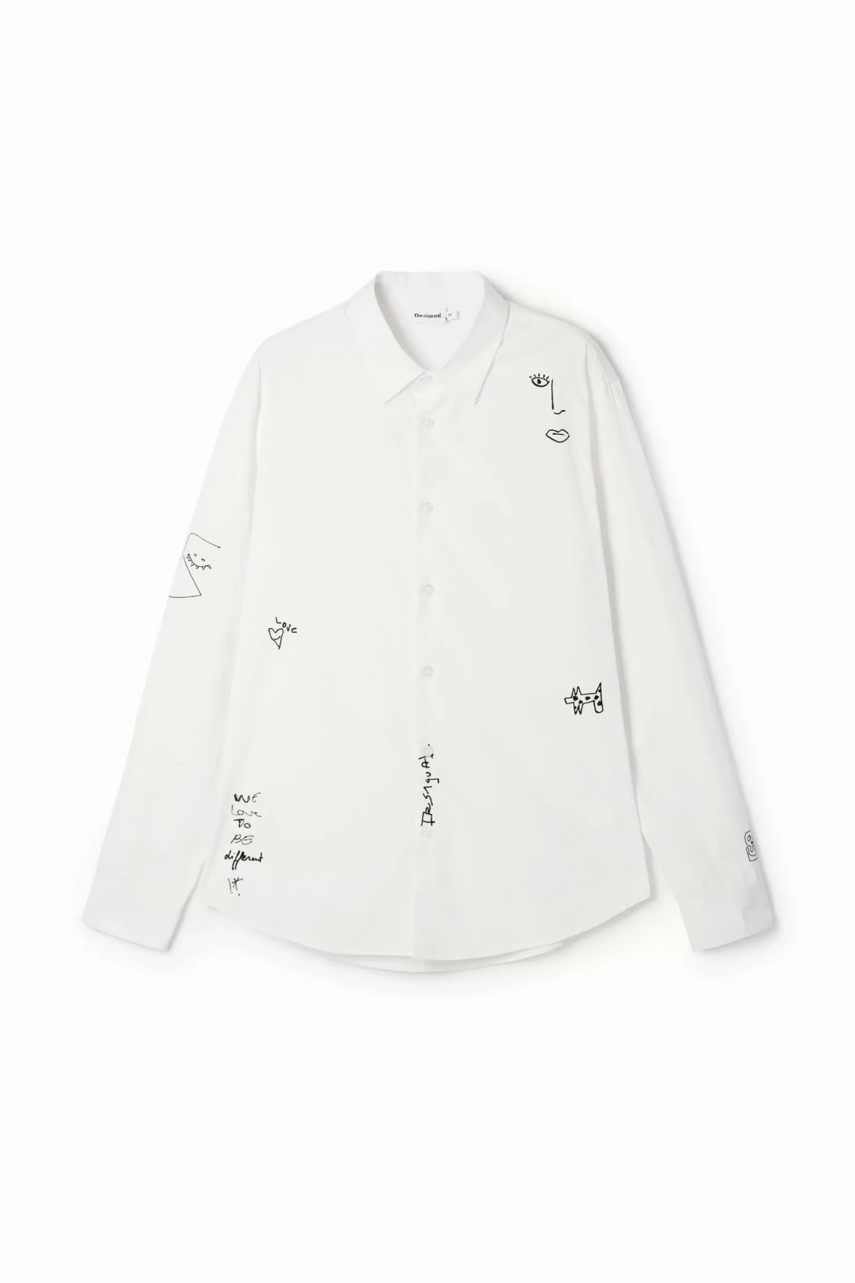 Embroidered details shirt