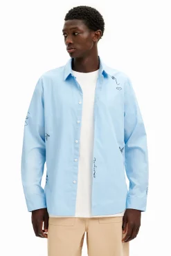 Embroidered details shirt