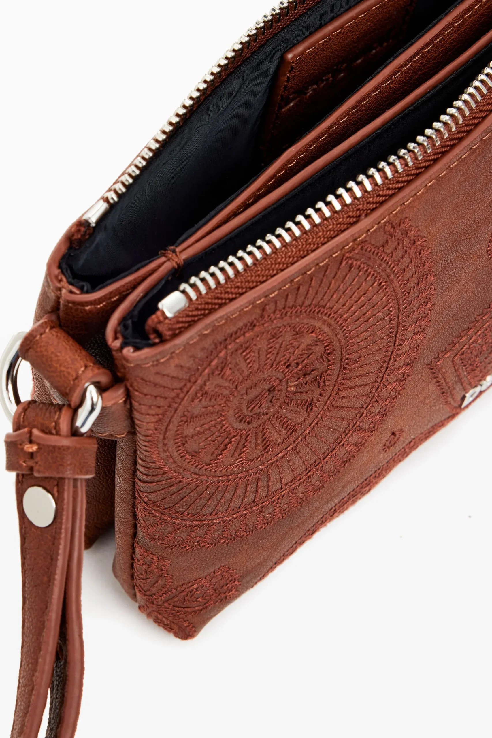 Embroidered S bag