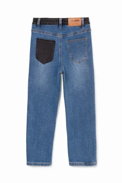 Embroidered Spiderman jeans