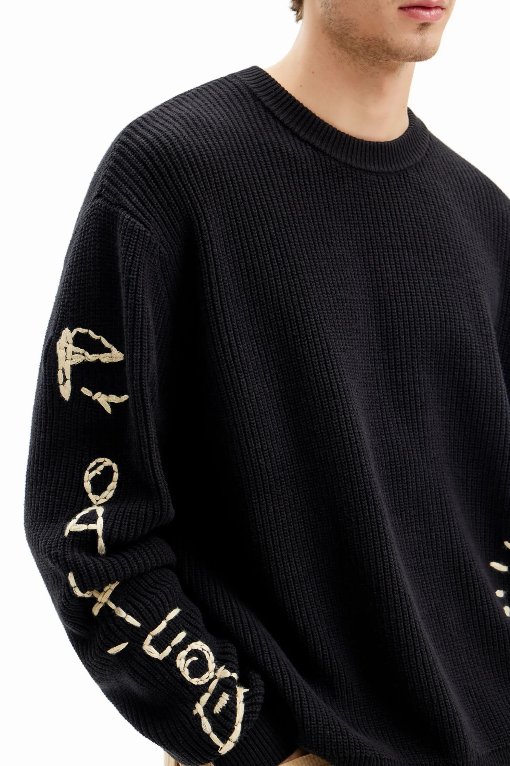 Embroidered sweater