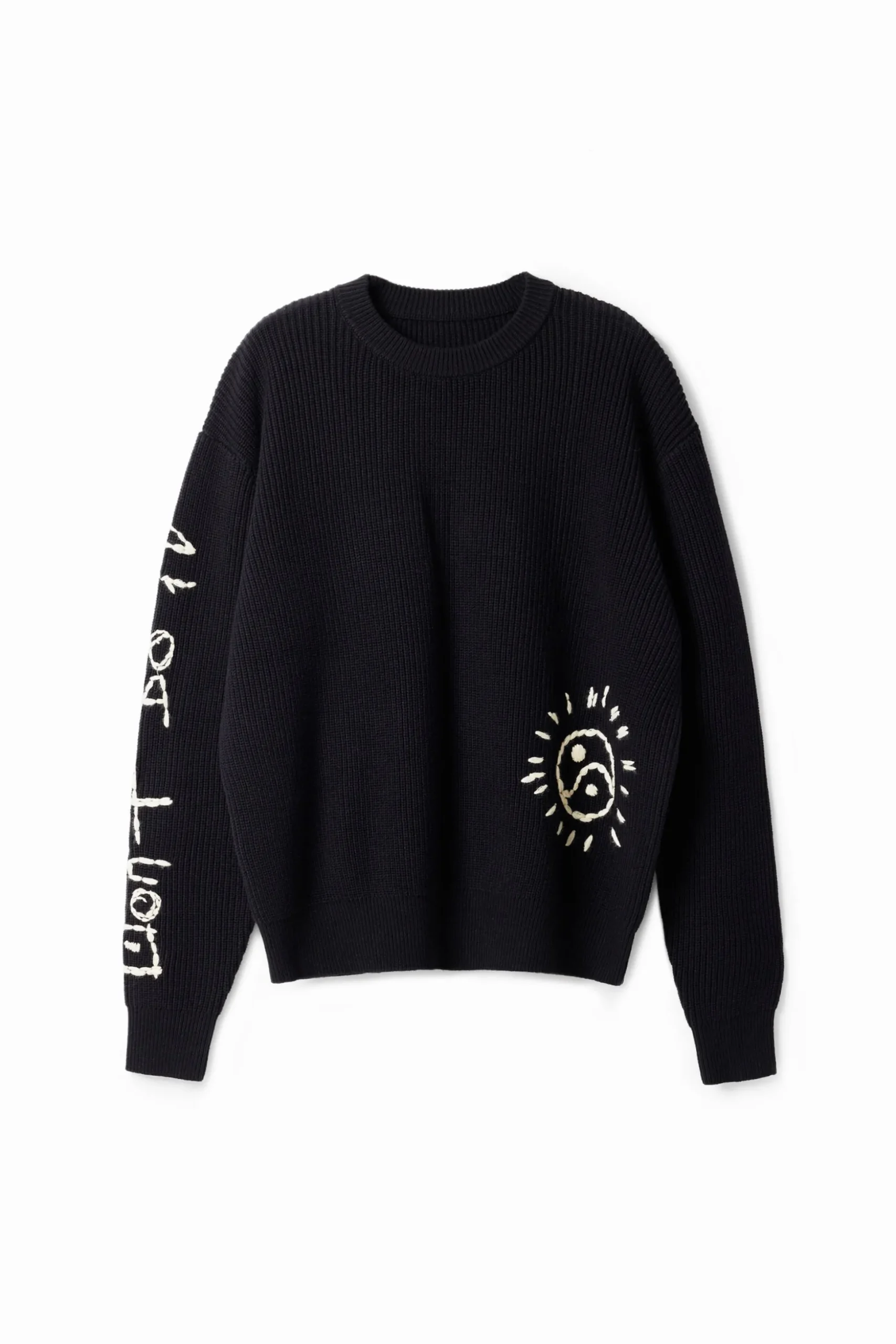 Embroidered sweater
