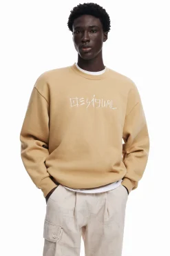 Embroidered sweatshirt