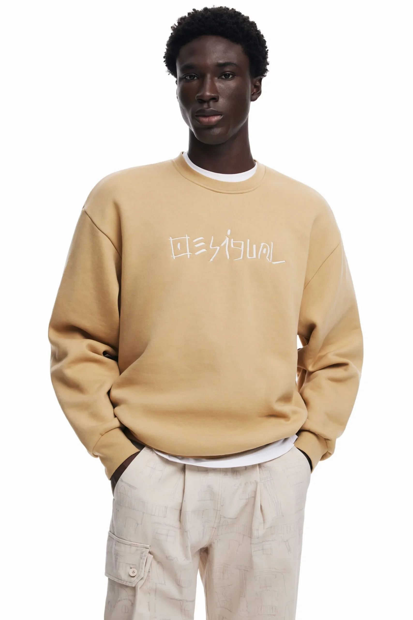 Embroidered sweatshirt