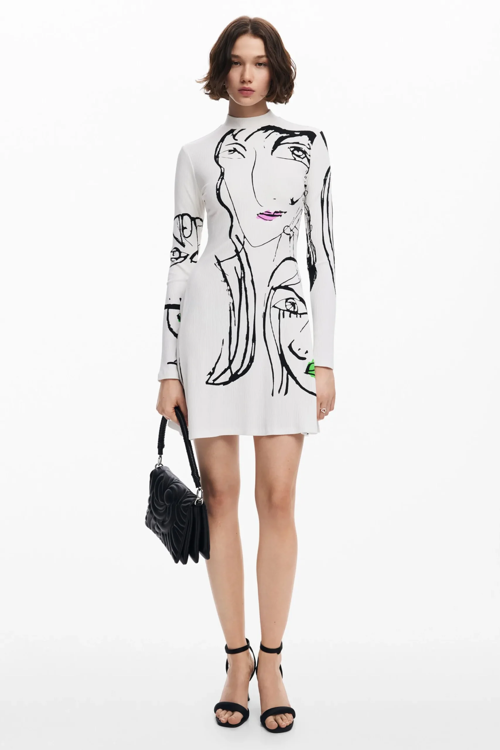 Face print dress