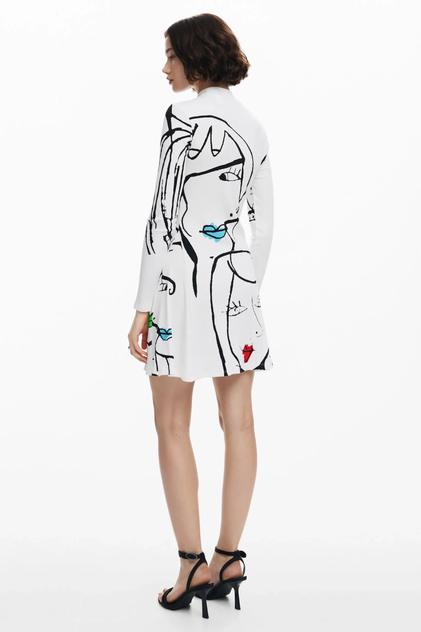 Face print dress