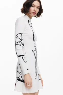 Face print dress