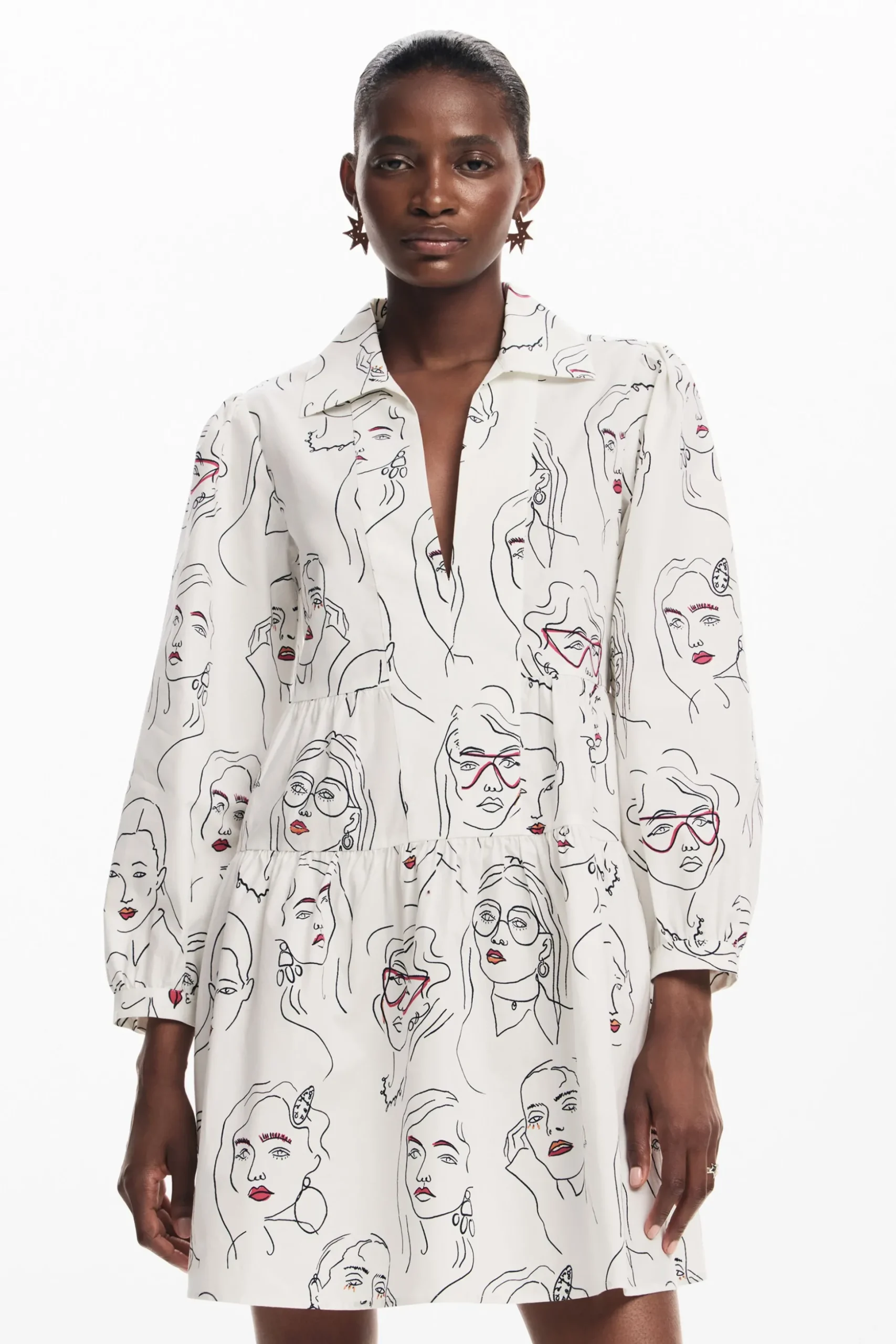 Faces dress