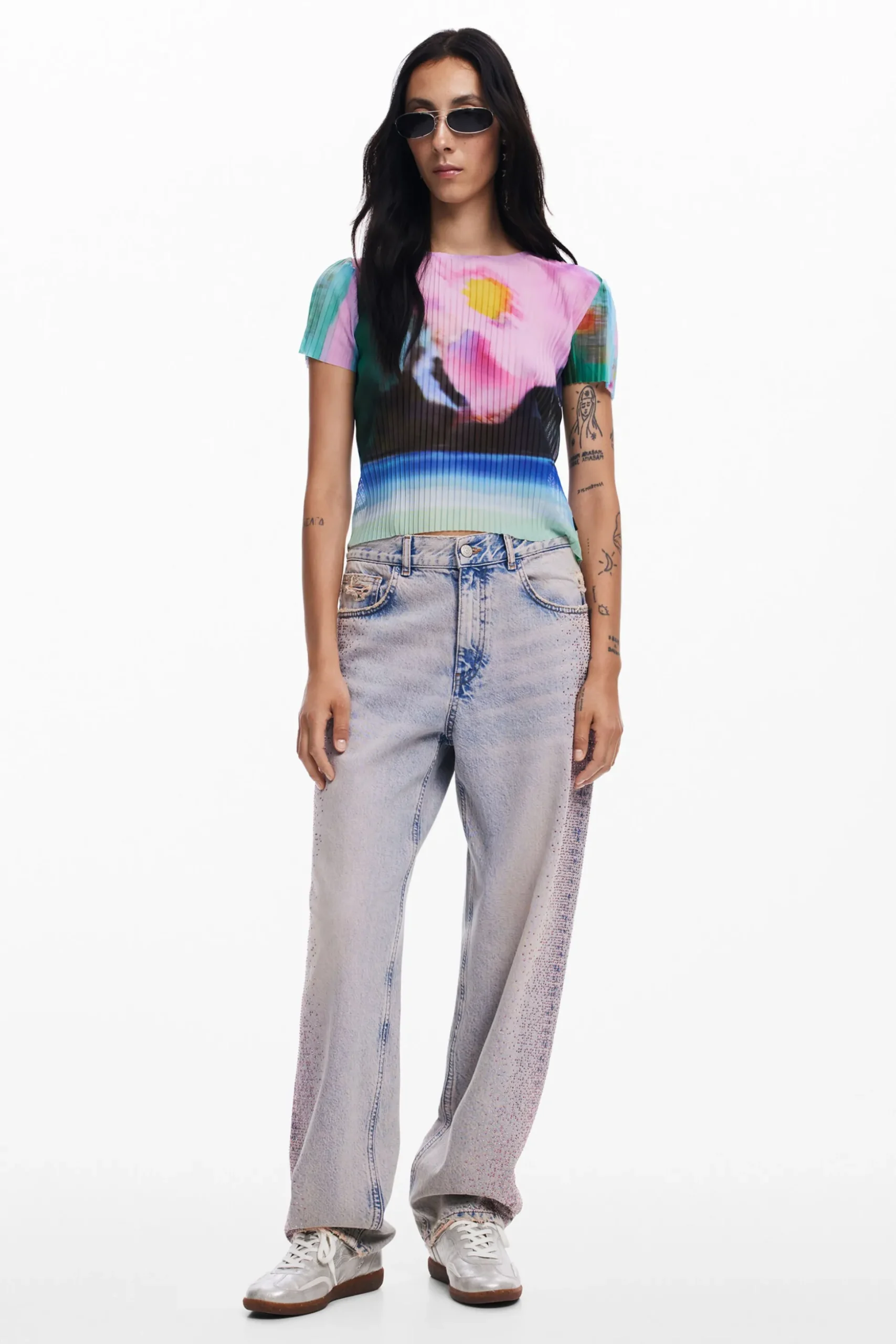 Faded landscape T-shirt