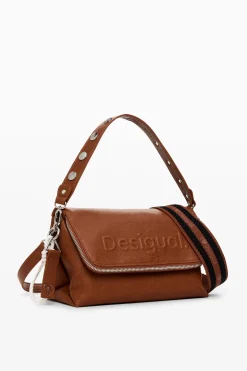 Faux leather crossbody bag