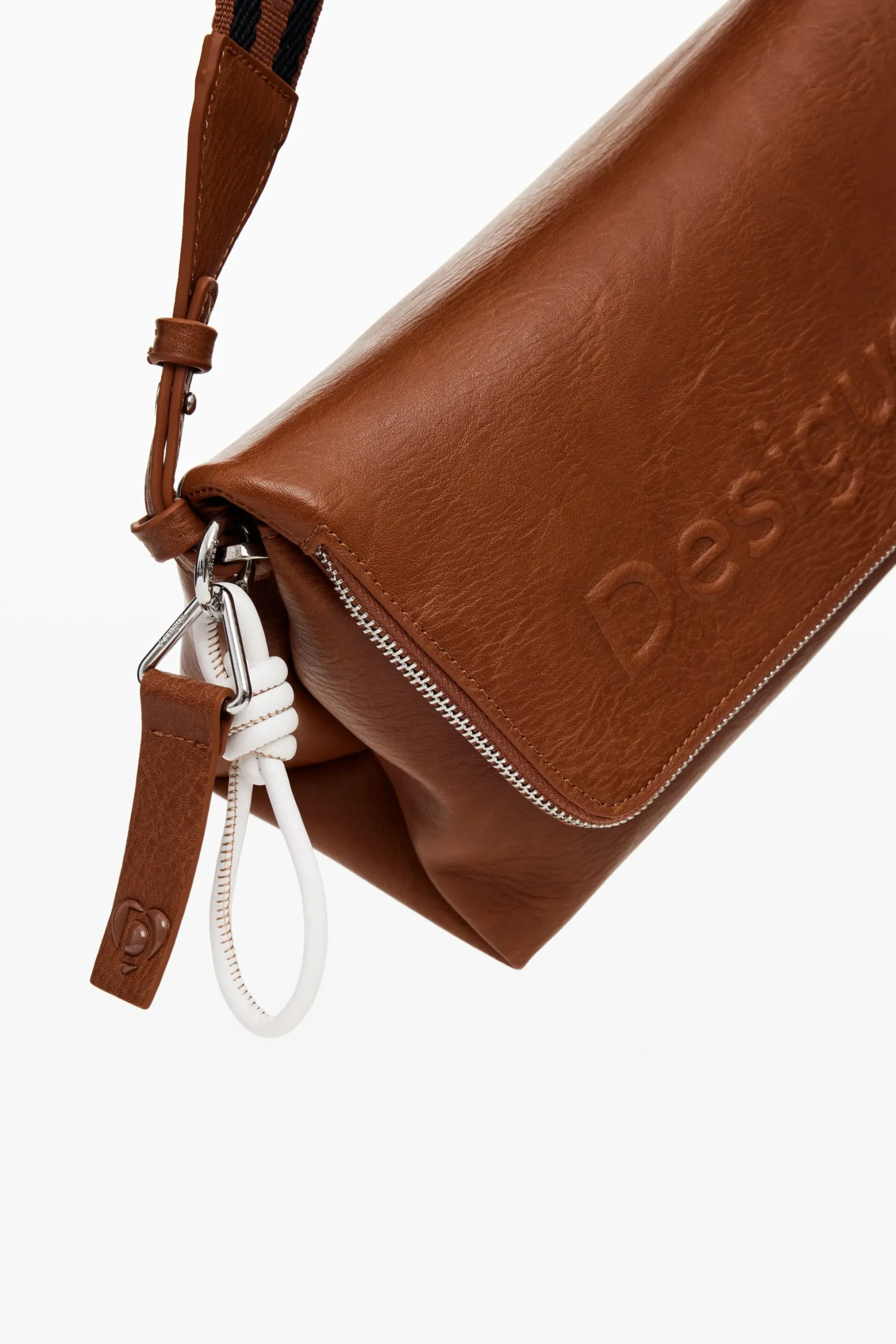 Faux leather crossbody bag