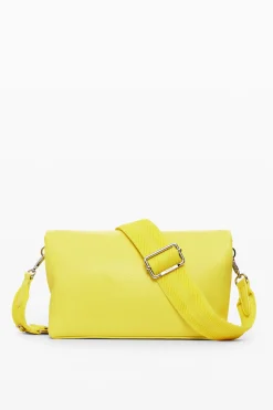 Faux leather crossbody bag