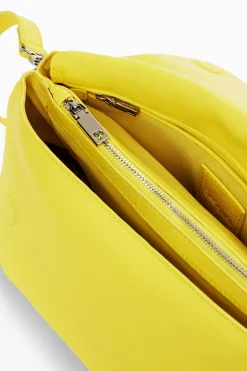 Faux leather crossbody bag