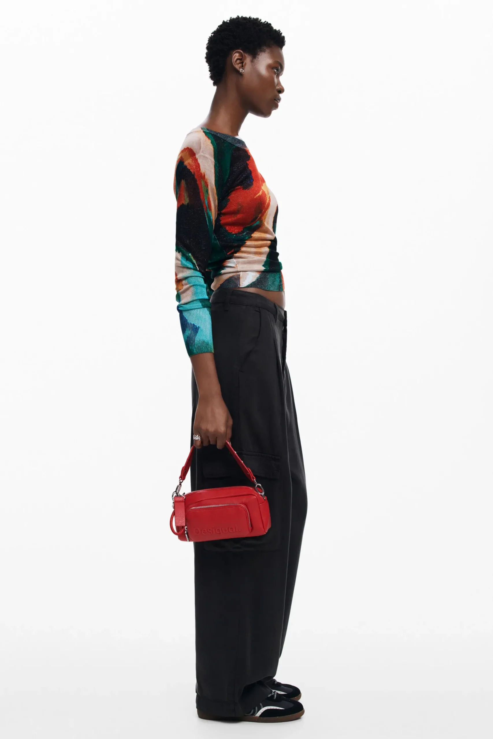 Fine knit Arty faded sweater