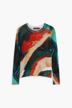 Fine knit Arty faded sweater