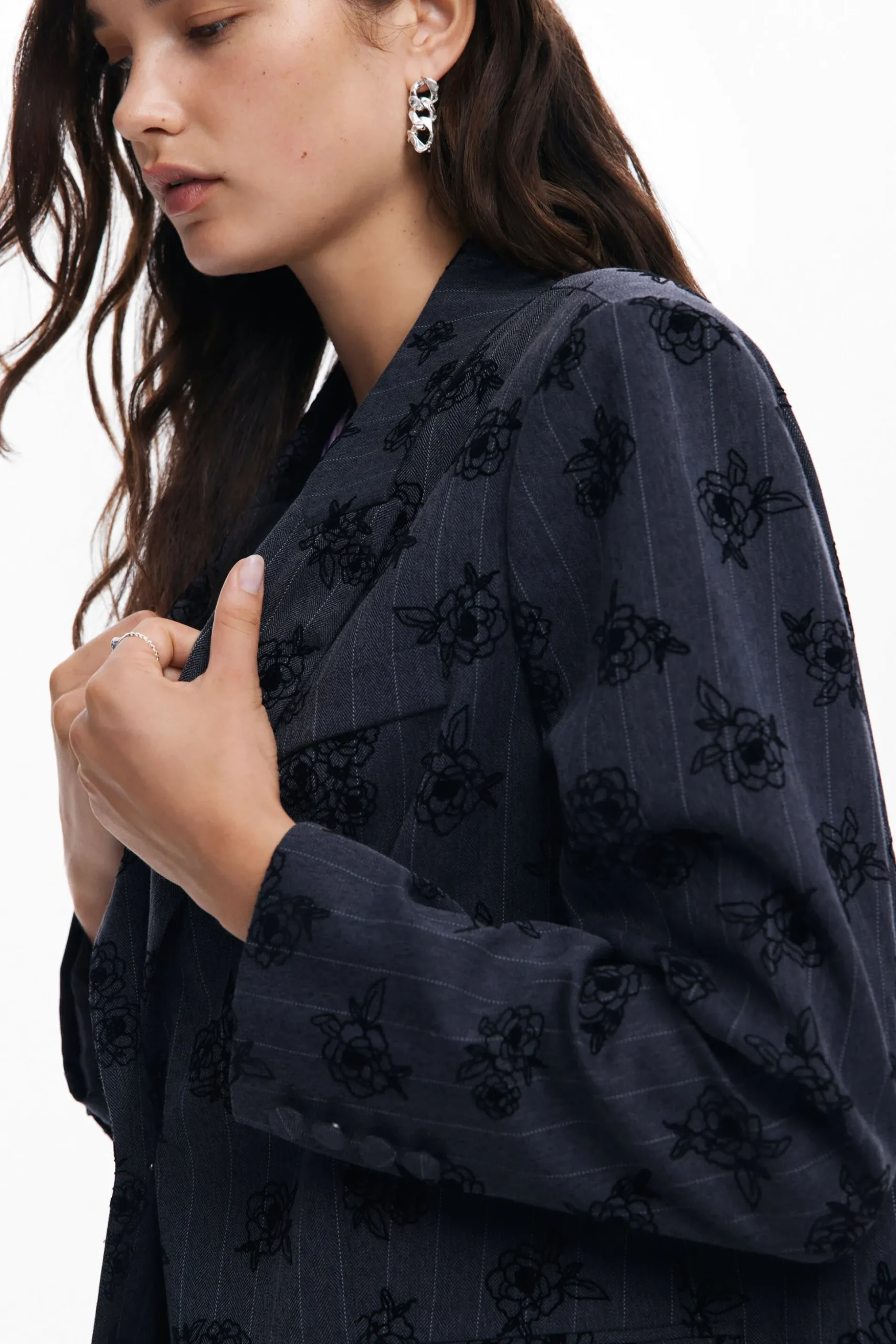 Floral blazer