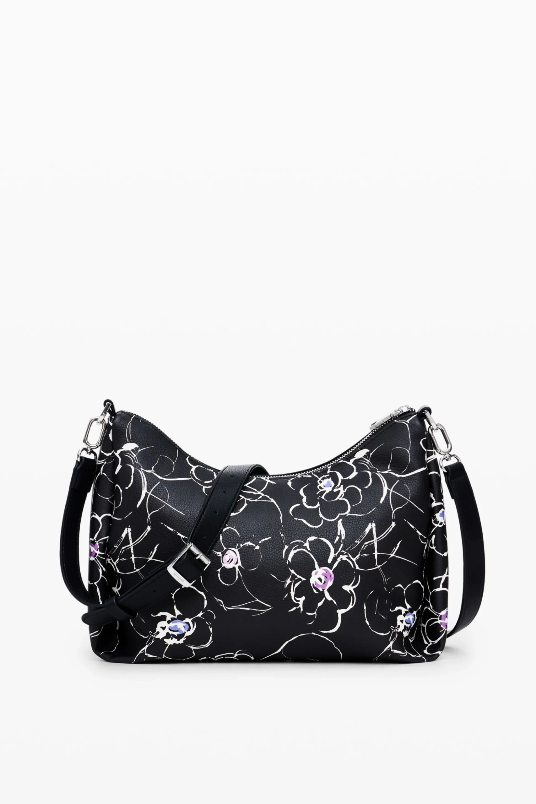 Floral M crossbody bag