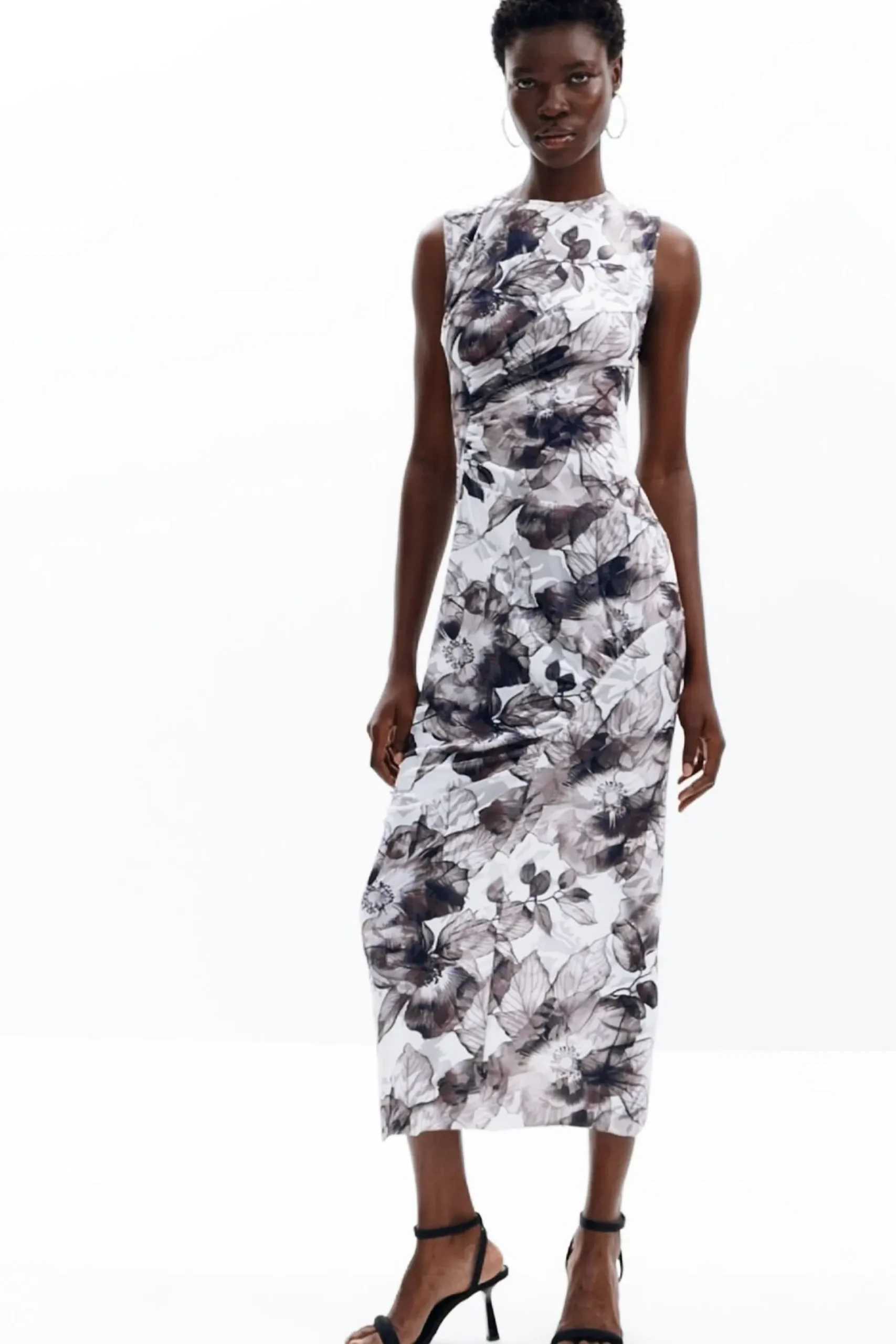 Floral midi dress