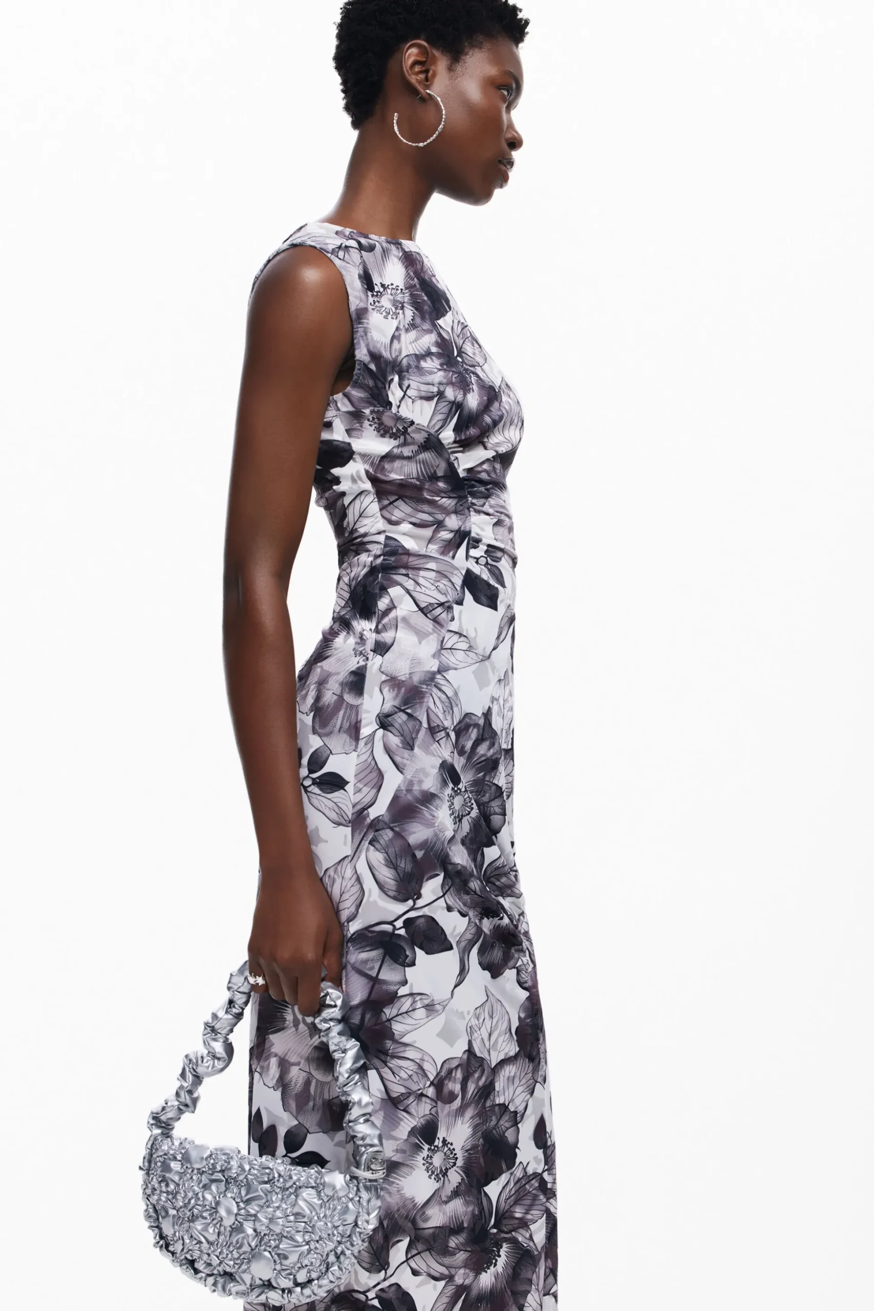 Floral midi dress