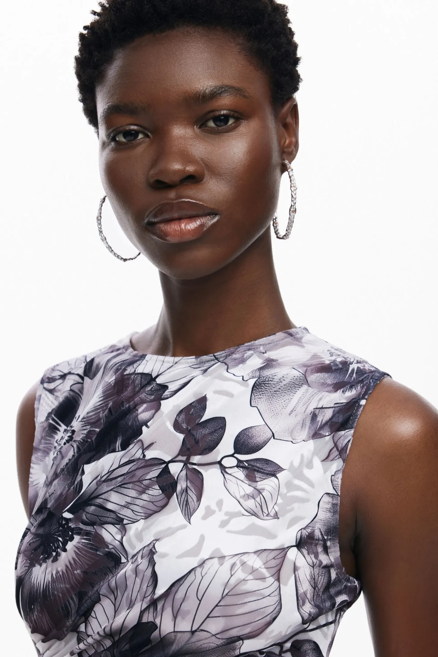 Floral midi dress