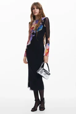 Floral midi dress