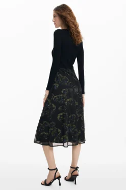 Floral midi dress M. Christian Lacroix