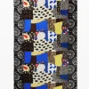 Floral patch scarf
