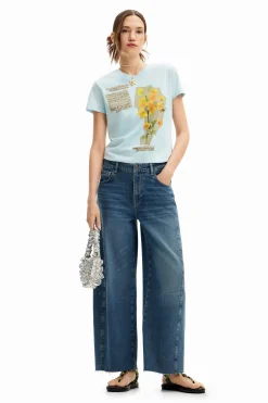 Floral patch T-shirt
