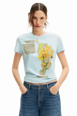 Floral patch T-shirt