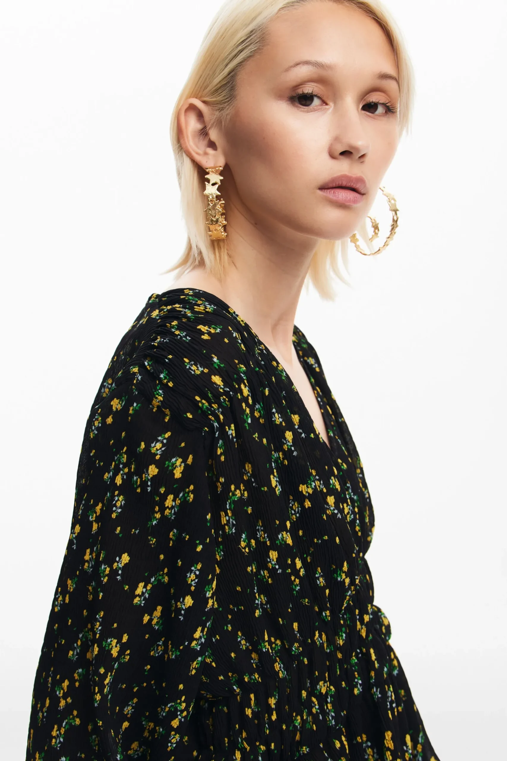 Floral print blouse