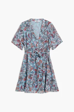 Floral print midi dress