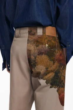 Floral print pants