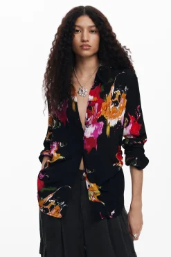 Floral print shirt