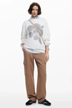 Floral print sweatshirt