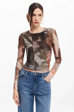 Floral print T-shirt
